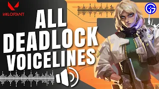 New Agent DEADLOCK Voice Lines in Valorant (with Norwegian Words Meaning)🔥ALL DEAD LOCK Voicelines
