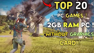 Top 20 High Graphics Games for LOW END PC | 1GB RAM | 2GB RAM | 512MB | VRAM |Dual Core PC's 2022