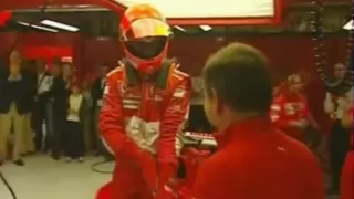 Michael Schumacher's last lap with Ferrari