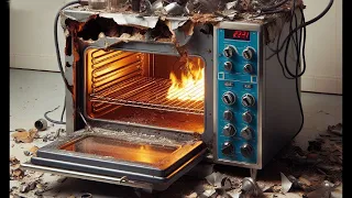 RESURRECTING  A BROKEN CONVECTION OVEN - ULTIMATE ELECTRONIC RECONSTRUCTION LIKE YOU NEVER SEEN