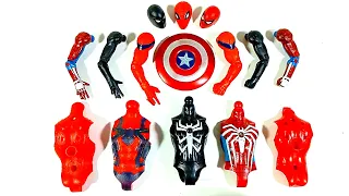 Assemble Spiderman VS Miles Morales Avengers Superhero Toys