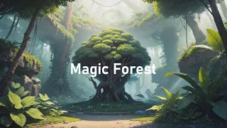Magic Forest - Relax music with nature sound - easy listening piano music/study and read to/作業用BGM