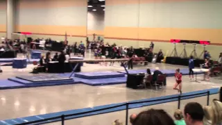 Morgan Lowe Level 10 Vault at JO National Tournament 2015