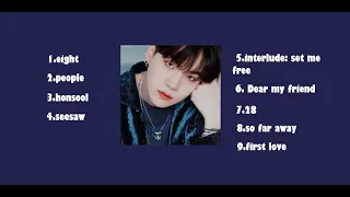 ~ SUGA ~PLAYLIST FOR SLEEP , STUDY , RELAX .