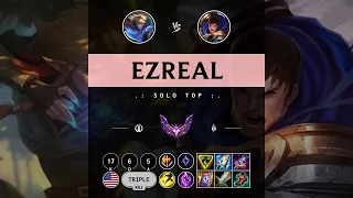 Ezreal Top vs Garen - NA Master Patch 14.10