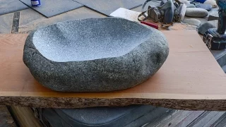 How to Carve a Stone Sink in 4 Hours!