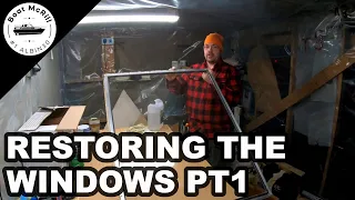 Restoration of the wheelhouse windows pt1