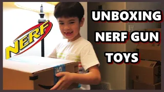 NERF GUN ACCUSTRIKE SERIES  QUADRANT N STRIKE ELITE UNBOXING