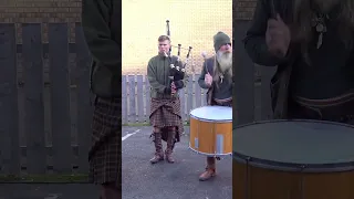 Scottish rebels Clanadonia with Tu-Bardh Wilson playing Spanish Eyes in Perth Scotland #shorts