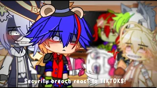 Security breach react to TikToks! | Gachaclub | FNaF | Afton family