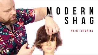 MODERN SHAG - Haircut Tutorial - TheSalonGuy