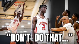 "DON'T DO THAT..." AJ Dybantsa is a PRO! 😳 #1 8th Grader in the Country