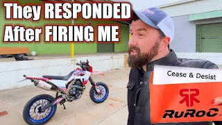 Ruroc Responded, Fired Sponsored Rider