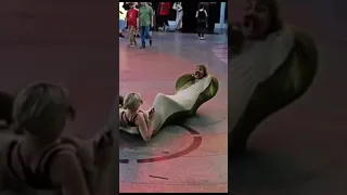 Woman Eaten Alive By Human Snake On Fremont Street!