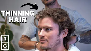 23-Year-Old Gets Haircut for THINNING Hair at the Front (Long Hair when Thinning)