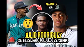 !ALARMA JULIO RODRIGUEZ SALE LESIONADO DEL JUEGO VS ASTROS!.