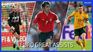 Great EURO Assists | Van der Sar, Raúl, Bale...