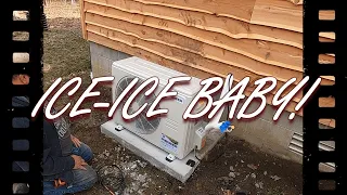 INSTALLING CONDENSERS FOR MINI SPLITS / DIY DREAM HOME BUILD / COUPLE BUILDING OUR DIY DREAM HOME