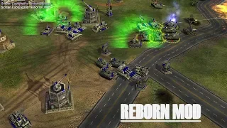 Zero Hour Reborn V7 Alpha v0.2 - China Artillery General vs Hard AI / Inferno Cannon Loaded