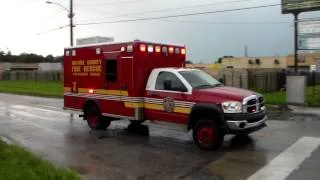 Orange County Fire Rescue Engine 50 and Medic 4 Responding
