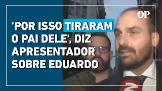 Eduardo Bolsonaro é ironizado em TV argentina ao defender armas