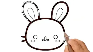 how to draw a cute cat face easy| cat face draw youtube kids