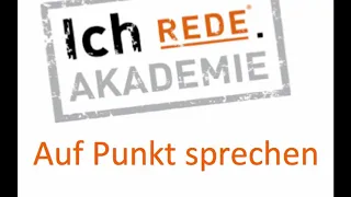 woche09 tag43 auf den punkt sprechen