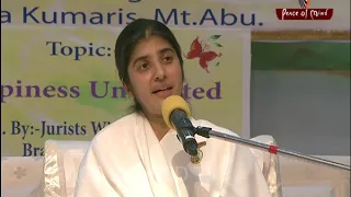 खुशी आपके भीतर है ... । बी.के. शिवानी | BK Shivani (HINDI) | Brahma Kumaris | Peace of Mind TV