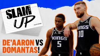 De'Aaron Fox & Domantas Sabonis GET COMPETITIVE!! Kings Stars Go 1v1?! | SLAM Up