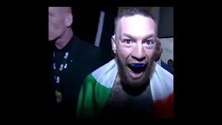 Conor mcgregor baby face entrance against Dustin poirier