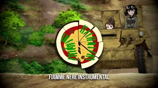 Girls und Panzer Official Hymn | Anzio High School | Fiamme Nere | Instrumental