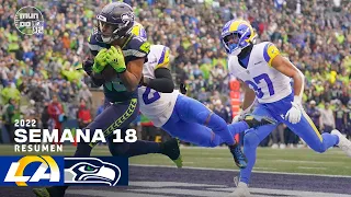 Los Angeles Rams  vs.  Seattle Seahawks   | Semana 18 NFL 2022 | Resumen Highlights | 8 Ene, 23