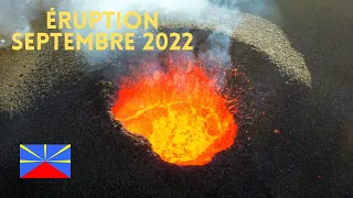 Éruption Piton de la Fournaise Septembre 2022 - Île de la Réunion 🇷🇪 EN DRONE