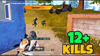 12+Kills😱NEW AGGRESSIVE RUSH GAMEPLAY TODAY!! BGMI