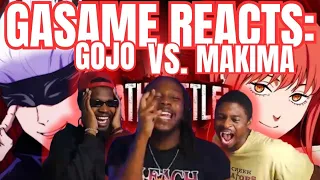 DEATHBATTLE “GOJO vs MAKIMA” | GASAME REACTS