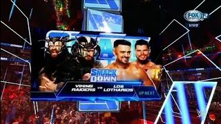 The Viking Raiders Vs Angel Garza & Humberto Carrillo - WWE Smackdown 21/01/2022 (En Español)