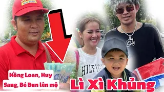 Bất ngờ cô Hoa Lì Xì Khủng, Hồng Loan cùng anh Huy Sang chị Hồng Ơ bé Bun lên viếng mộ