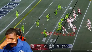 THIS CANT BE REAL.. 49ers vs Seahawks | 2023 Week 12 game Highlights REACTION