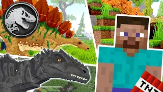 I Got a Job at Jurassic World in MINECRAFT!! | All Episodes Compilation