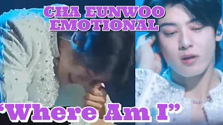 Cha EunWoo Tears Up while Singing "Where Am I": Mystery Elevator JOTM 2024