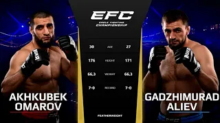 Someone’s 0 had to go! | Eagle FC 43: Akhubek Omarov vs Gadzhimurad Aliev