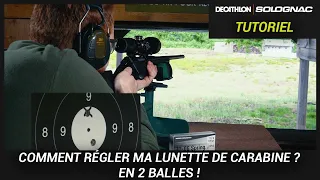 COMMENT RÉGLER SA LUNETTE DE CARABINE ?