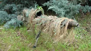 Камуфляж для снайперской винтовки