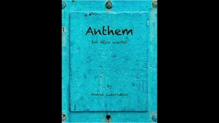 Anthem for cello quartet (2022) by Andrea Casarrubios (excerpt)
