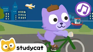 Bicycles Are Fun To Ride 🚲| Nursery Rhymes & Kids Songs 🎶| Learn English | Studycat