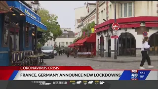 France, Germany announce new lockdowns