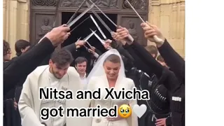 Khvicha Kvaratskhelia and Nitsa wedding 🥰❤️‍🔥 congratulations 🥳🥰❤️‍🔥