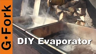 Home Made Maple Syrup Evaporator - GardenFork