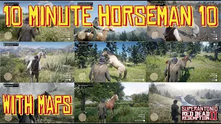 Horseman 10 in 10 Minutes, With Arthur and Locations, in Red Dead Redemption 2