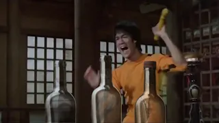 🐲BRUCE LEE does the Bottle Cap Challenge in his own style!